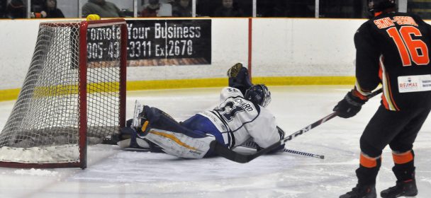 Titans take game 1, Bouchard earns the shutout